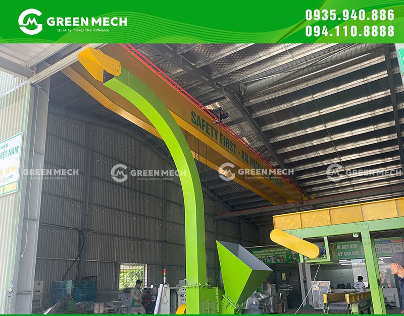 Máy băm dăm gỗ hiện đại giúp nâng cao hiệu quả sản xuất