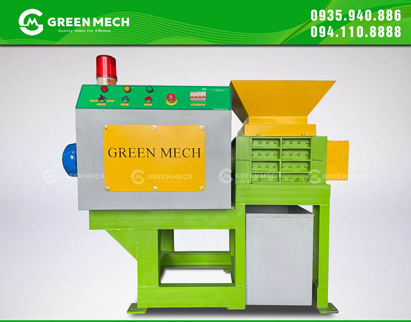 Máy nghiền rơm rạ mini có cấu tạo chắc chắn, nghiền 50 đến 60kg rơm rạ